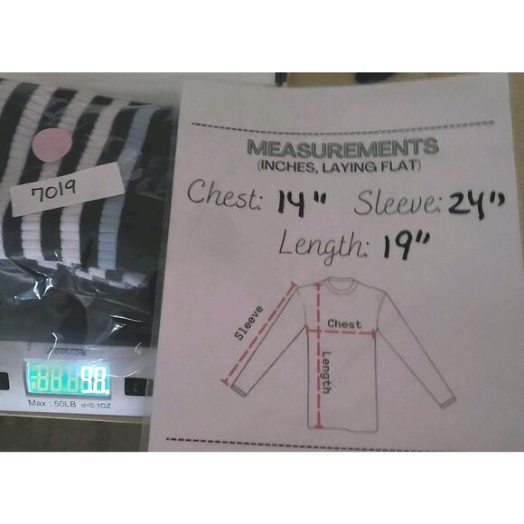 Cali‎ Be Full Zip Cardigan Sweater Women Medium Navy Blue Stripe Preppy Academia - Picture 12 of 13